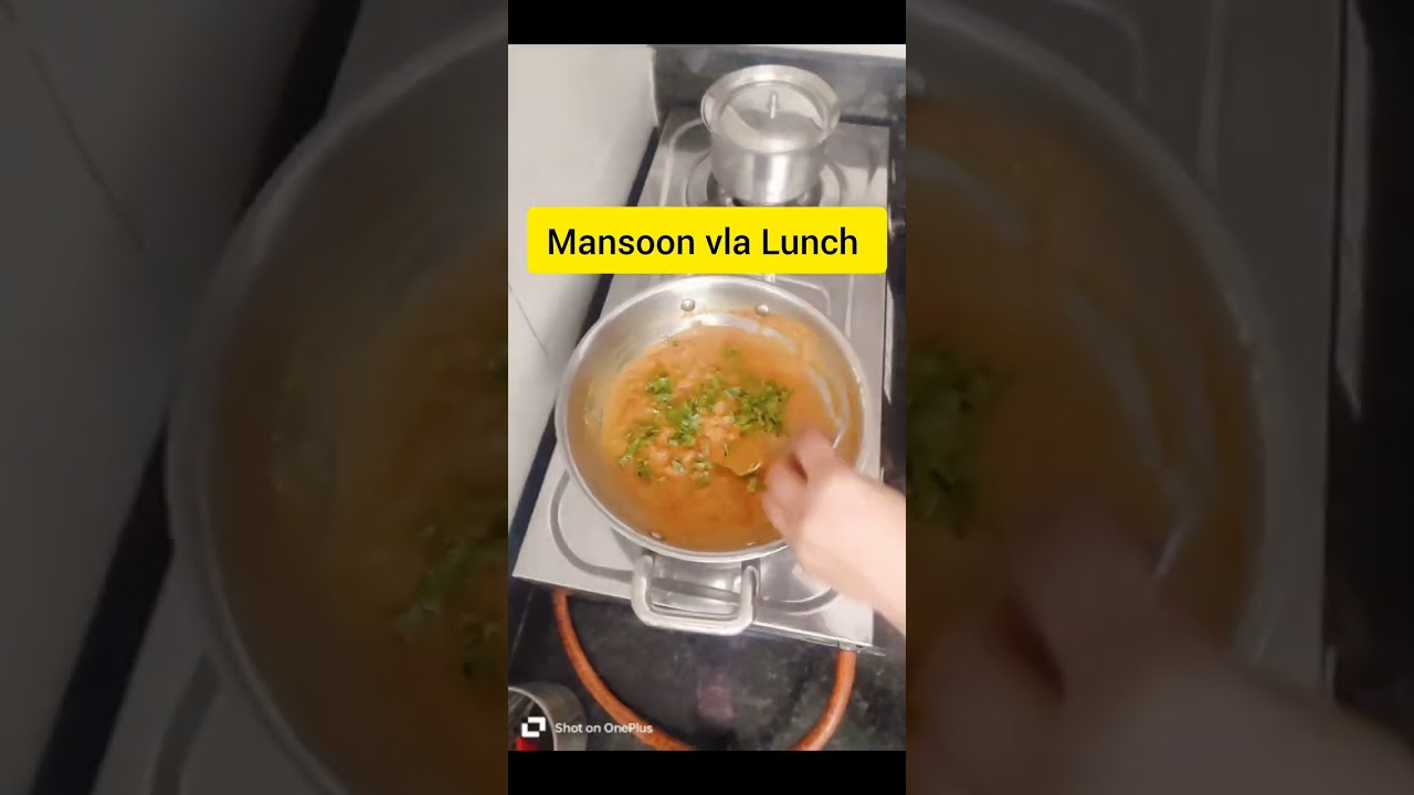 🌧️ ke dino ka simple vla Lunch