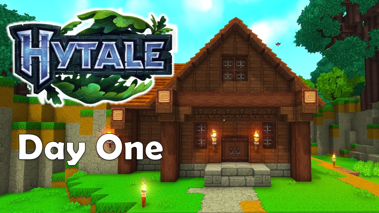 Я построил дом в Hytale / Играю в Hytale впервые