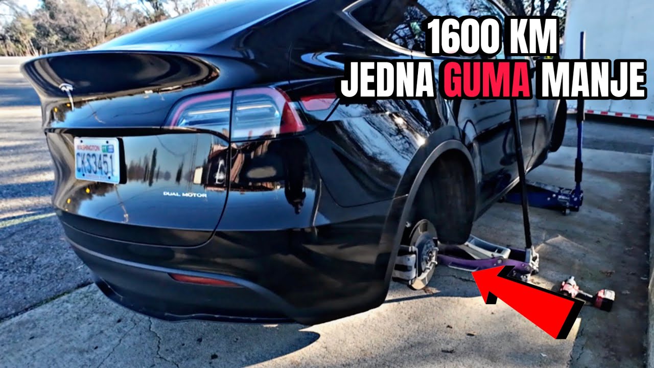 1600 km s Teslom  punjenja, brzina i puknuta guma usred puta!