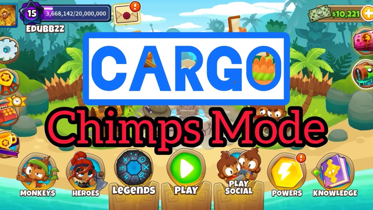 Bloons TD6 | Cargo | Chimps Mode | How to