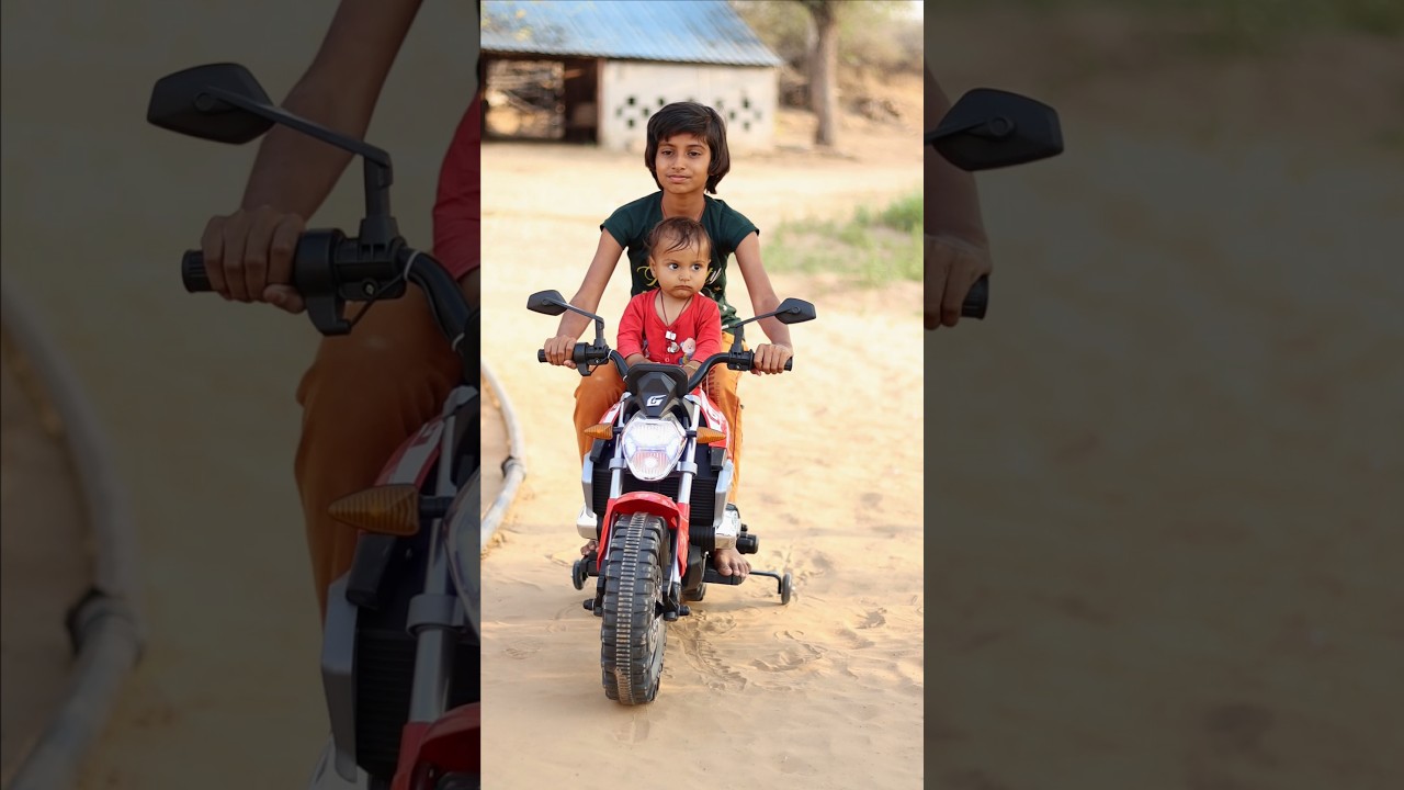 Father and daughter ka motorcycle accident 😢🙄 #shorts #viral #papa #sad #daughter