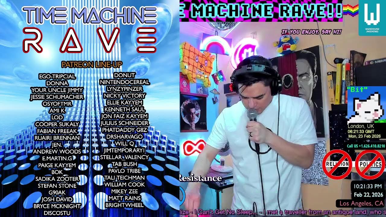 TIME MACHINE RAVE - Ep. 1432 - The Wheel of Technical Funk 🛞 - 90s House & Techno