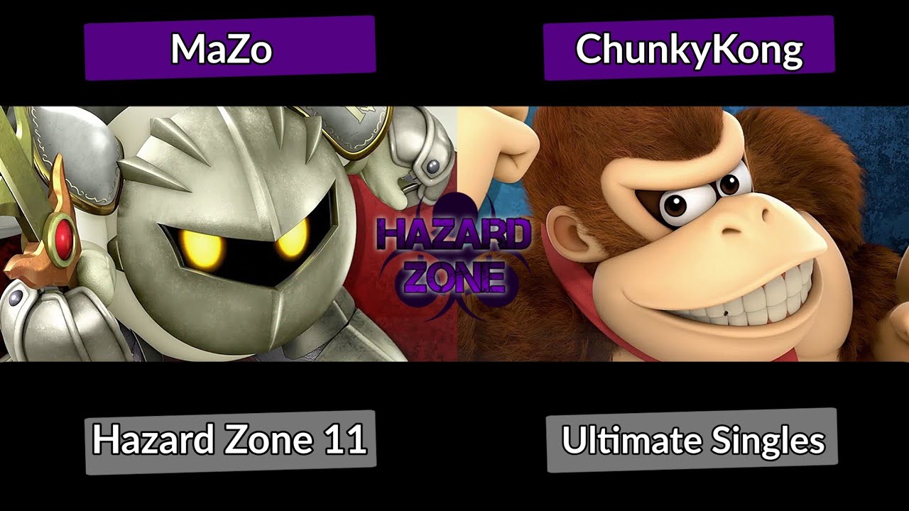 Hazard Zone 11 - MaZo (Meta Knight) vs ChunkyKong (Donkey Kong) | Smash ultimate ssbu