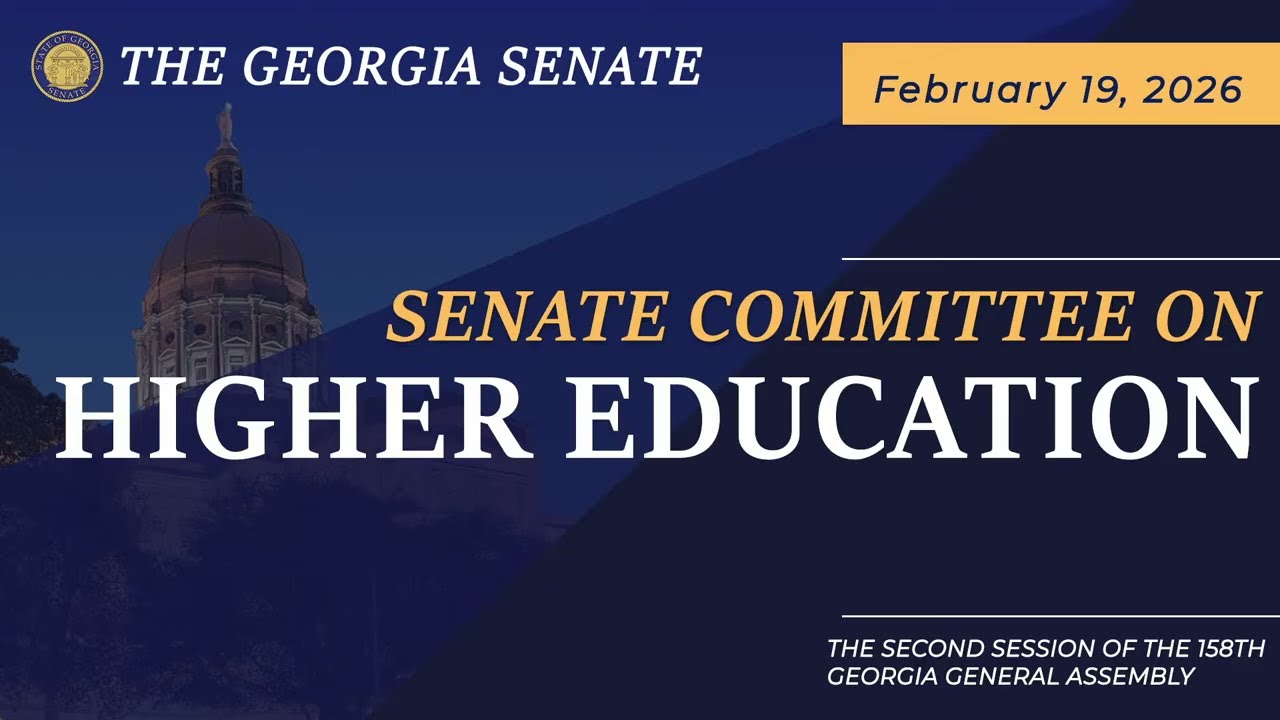 02/19/2026 Senate Committee on Higher Education
