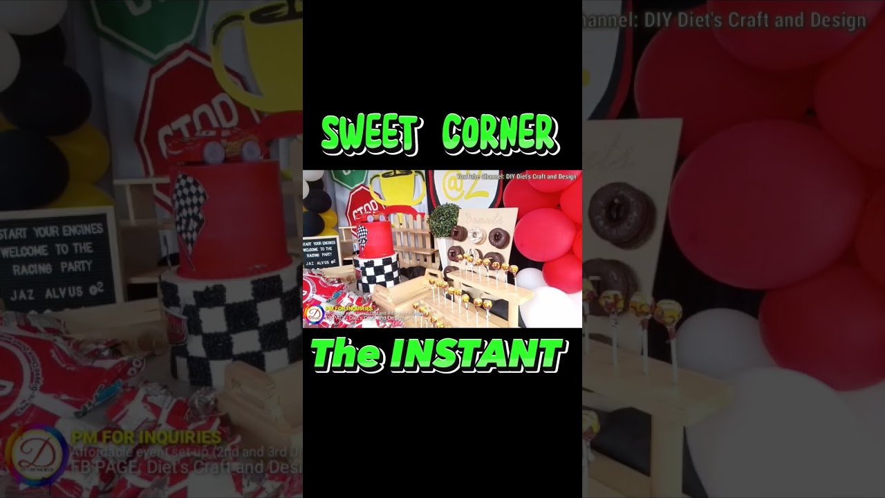 Sweet Corner Ideas for Parties 😍😯 #shortfeed #shortsvideo #sweetcorner