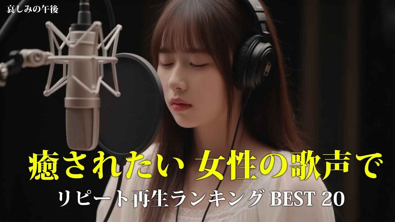 【2025年12月】 リピート再生ランキング BEST 20｜女性の歌声で癒されたい｜癒し リラックス 作業用 BGM ｜日本語🎵