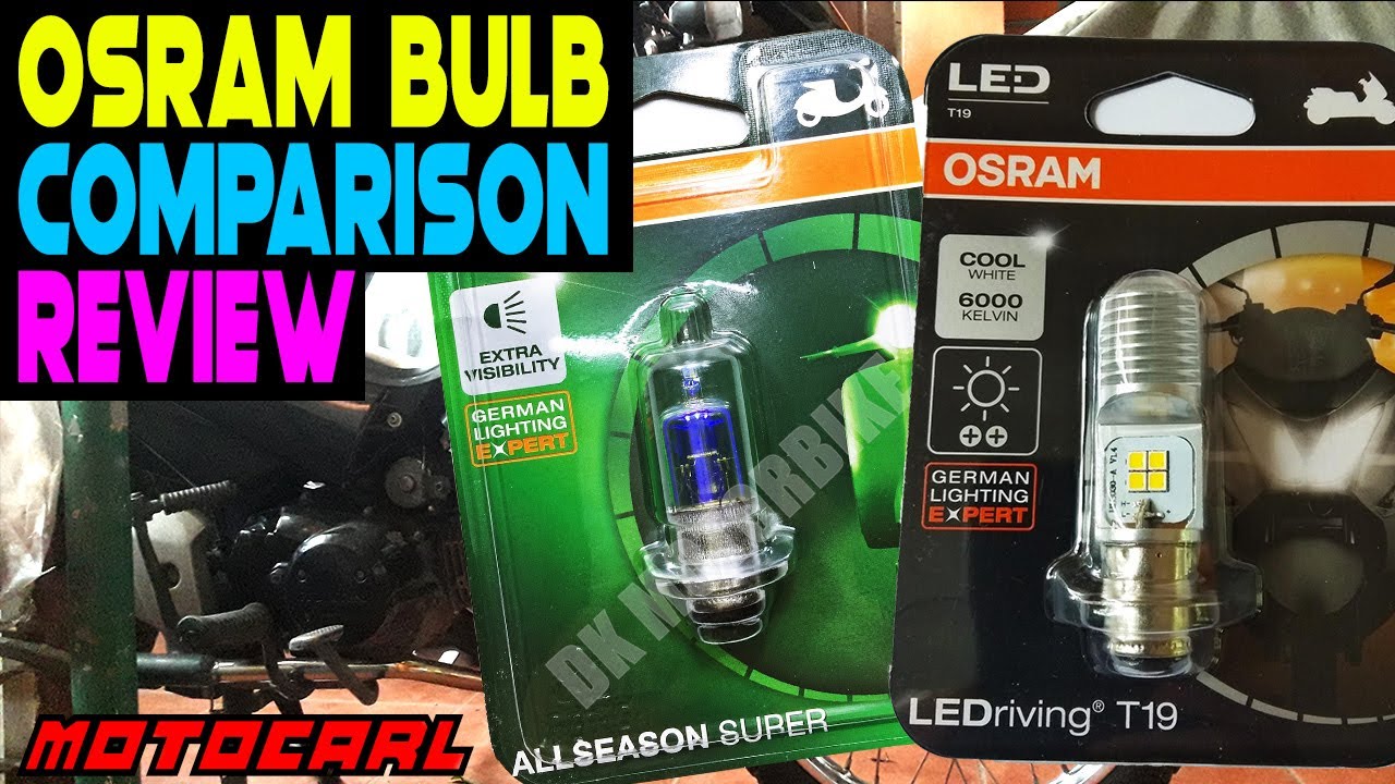 Osram LED vs Halogen comparison review | Honda XRM125
