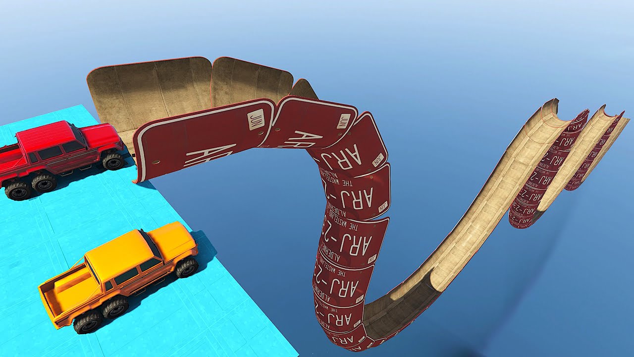 The Unreal Drift Ramp &ndash; One Slip, Endless Fall - GTA 5 Online
