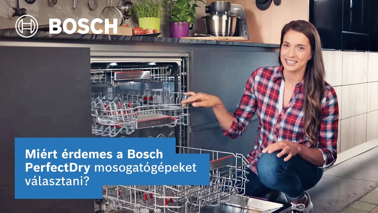 Miért érdemes a Bosch PerfectDry mosogatógépeket választani? | Bosch Home Magyarország