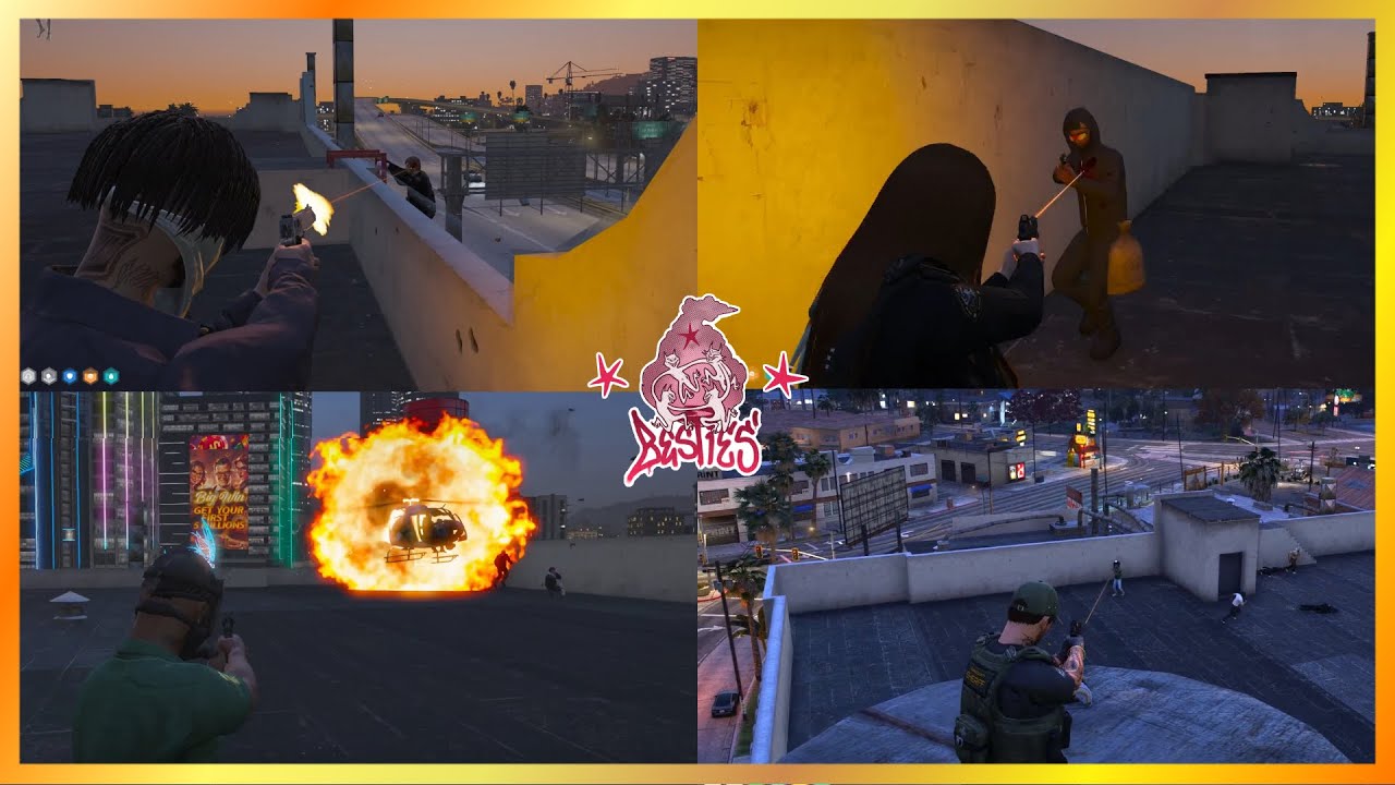 Лучшие друзья против копов // RP Truck at Old Benny's (Много точек зрения) | NoPixel 4.0 GTA RP