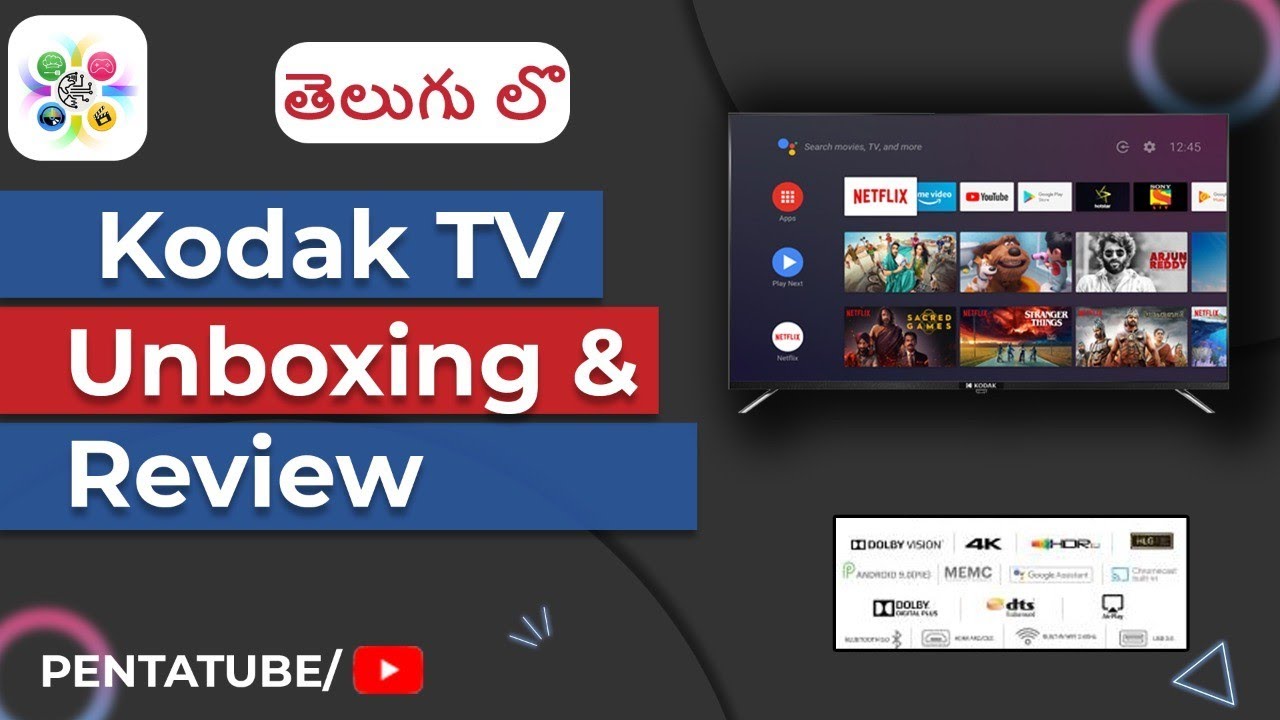 Kodak Tv 📺 కొనొచ్చా? | తెలుగు లో |Unboxing & Full Review | #kodak