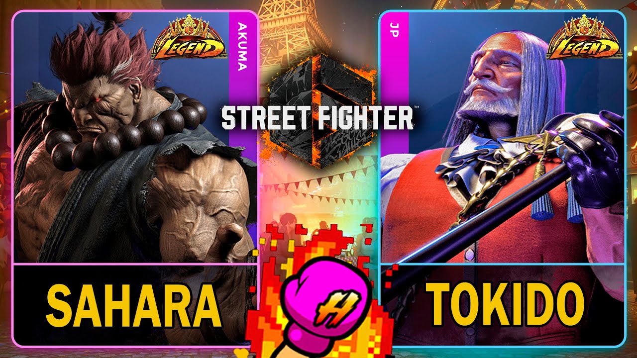 SF6 Sahara (AKUMA) VS Tokido (JP)🥊Street Fighter 6🥊スト6🥊4K 60ᶠᵖˢ