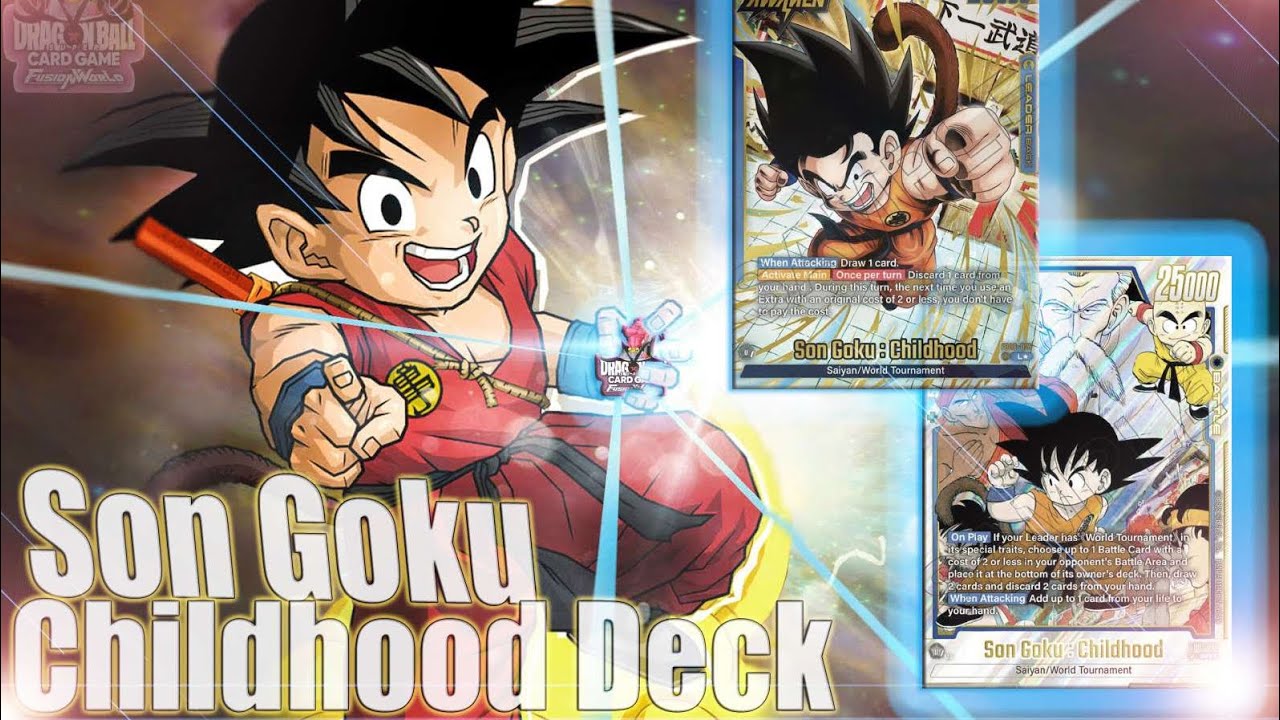 World Tournament Goku Deck - SB01 Dragon Ball Super Fusion World