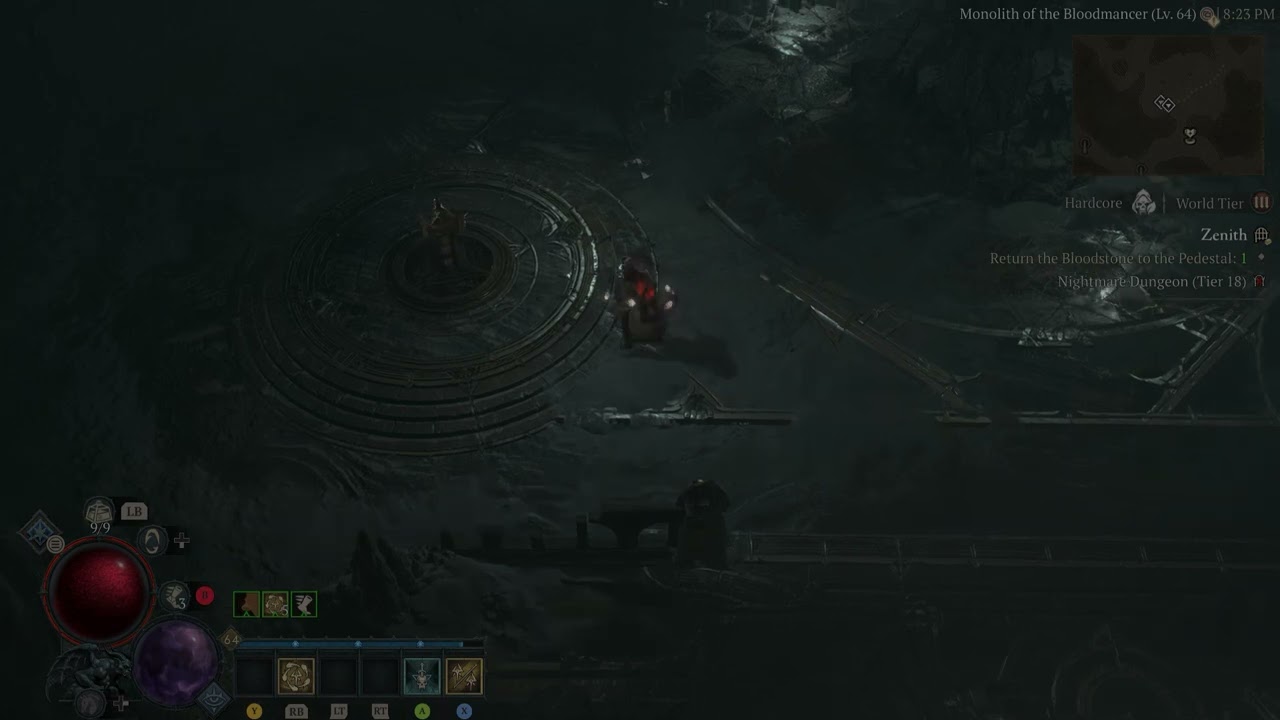 D4 HC venom rogue lvling (boss fight preview)