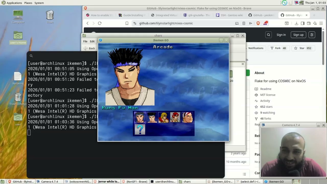 Build your own fighting game on linux using mugen (ikemen-go)