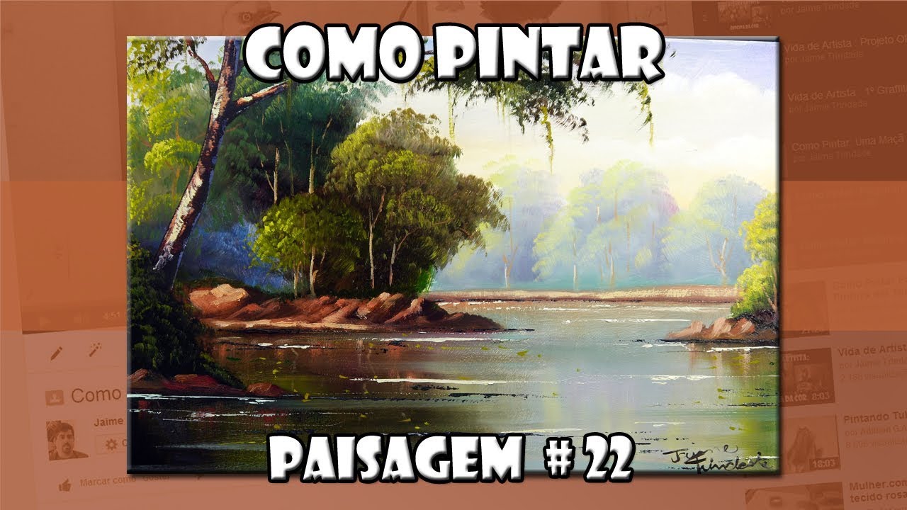 Como Pintar : Paisagem #22 ( Passo a Passo )