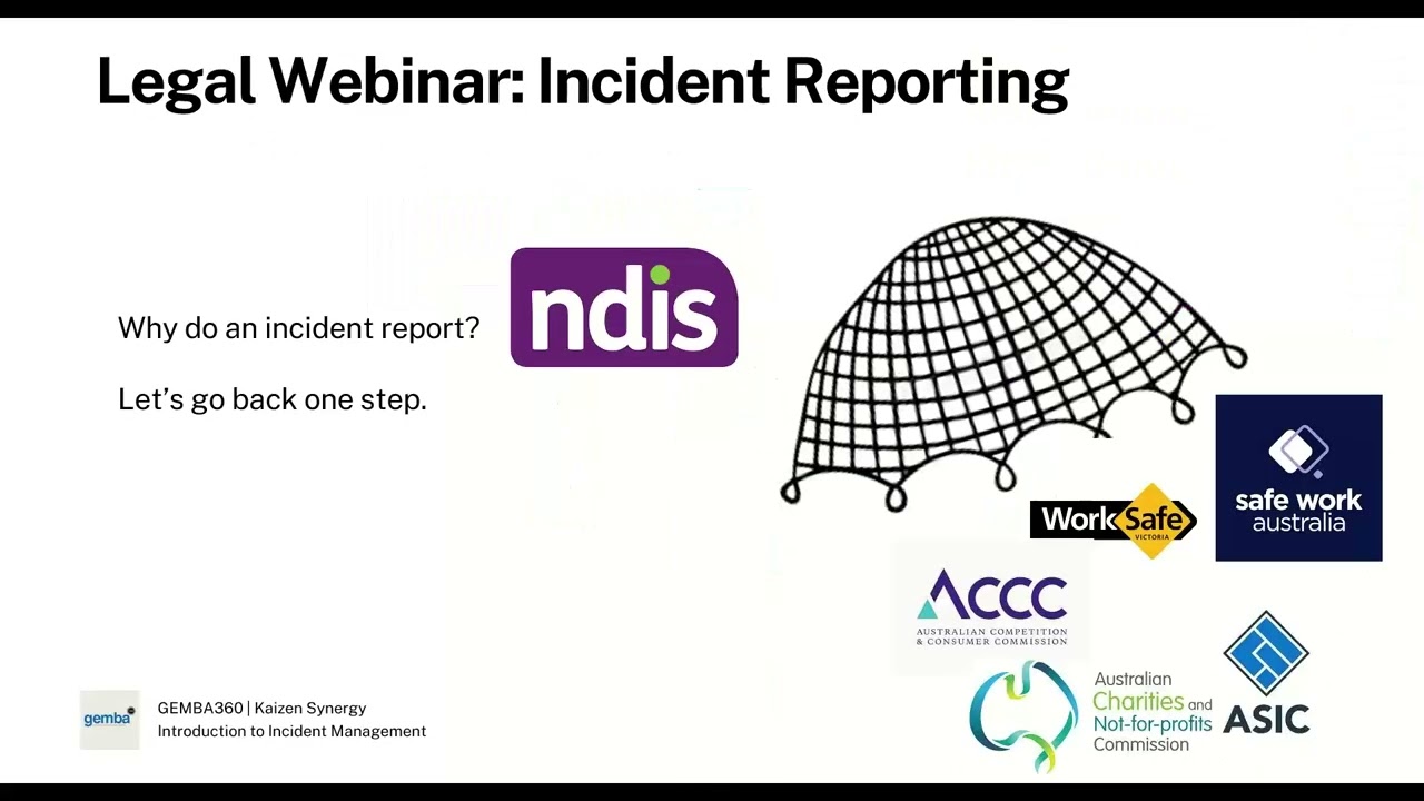 Legal Webinar: Incident Reporting and compliance with NDIS Standards and laws