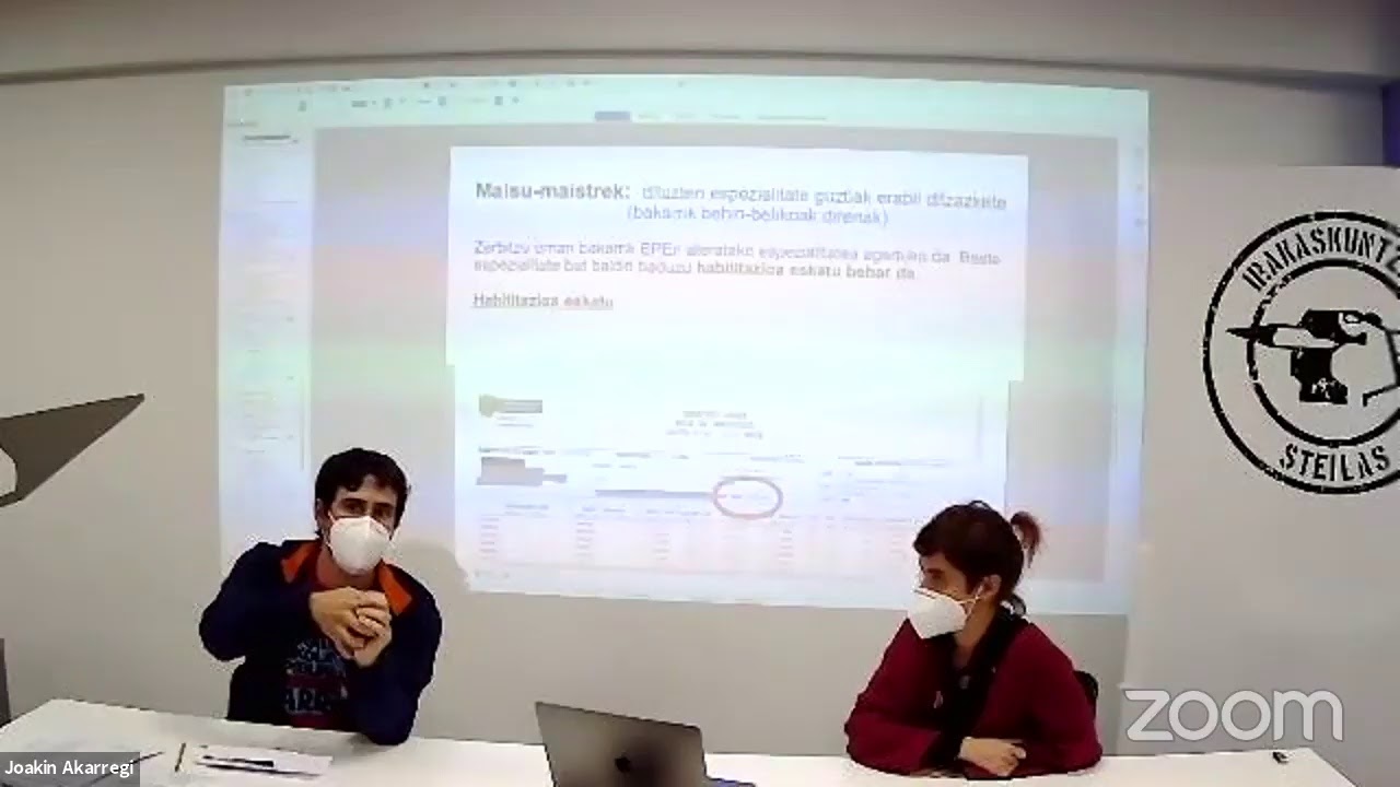 LAL hitzaldia streaming bidez. STEILAS sindikatua