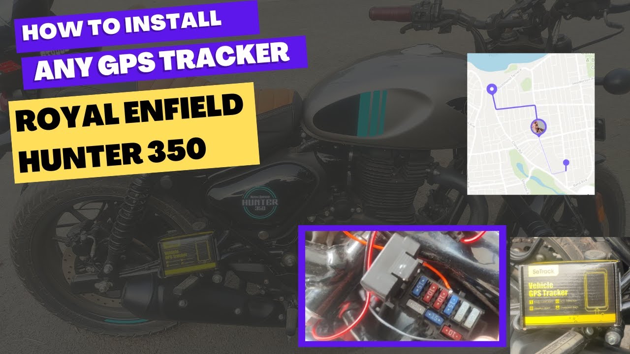 GPS Tracker Installation Guide for Hunter 350 | Step-by-Step Tutorial #hunter350 #gpstracker