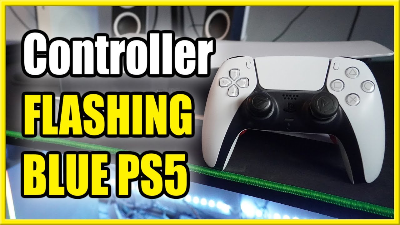 Как исправить мигающий синий индикатор на контроллере PS5 (руководство по подключению контроллера)