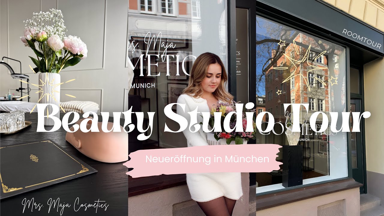Roomtour durch mein Kosmetikstudio in M&uuml;nchen | Wimpern, PMU & Schulungen 👩🏼&zwj;🎓🖤