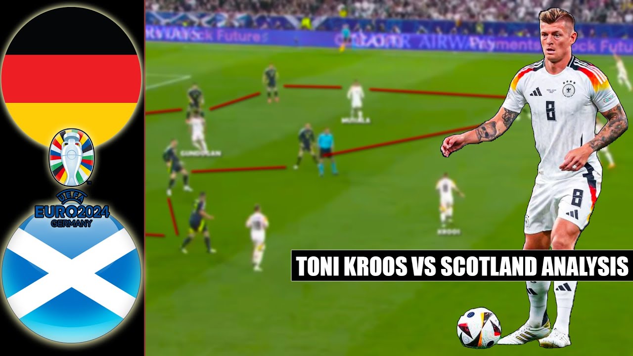 Toni Kroos vs Scotland in Euro 2024 | Tactical Analysis