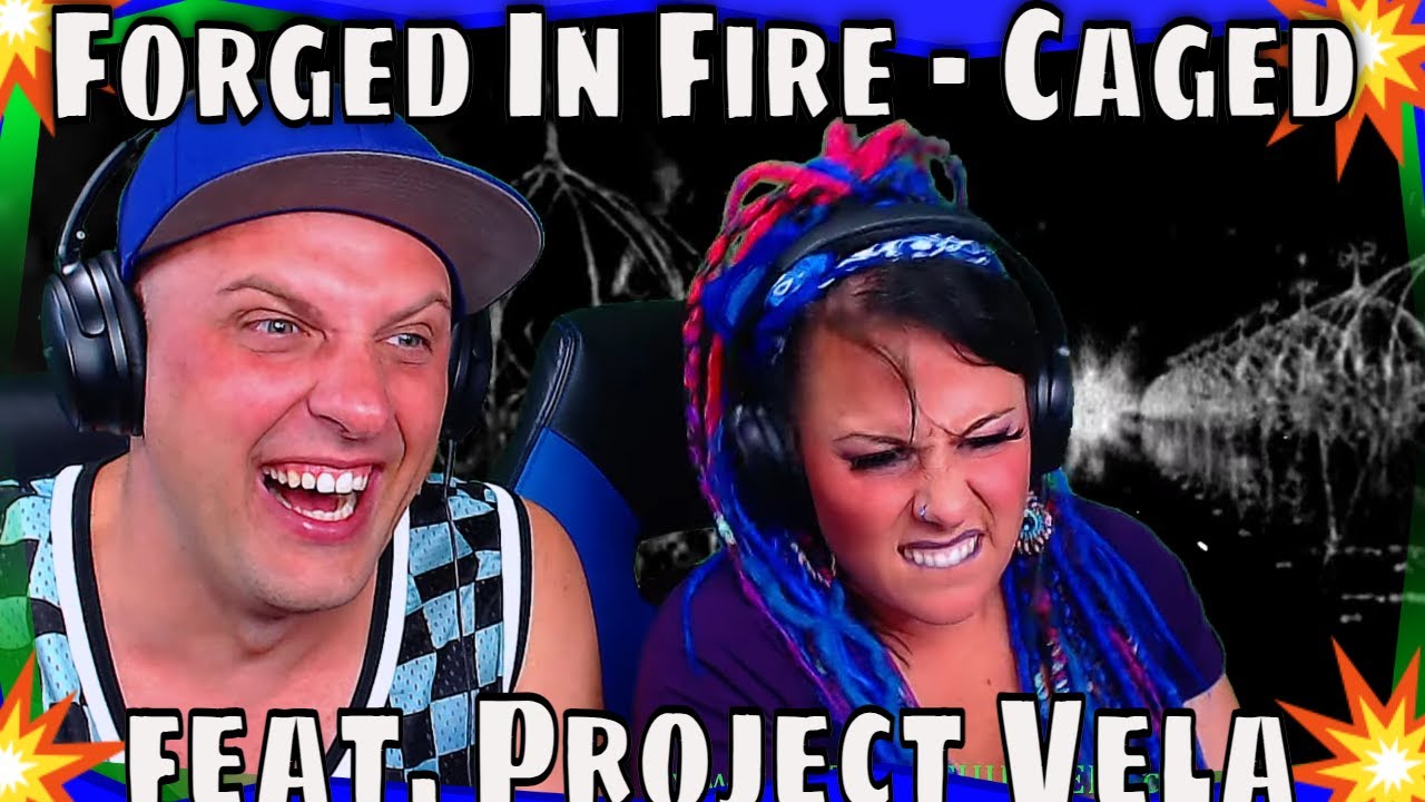 Forged In Fire - Caged (feat. Project Vela) (Official Lyric Video) THE WOLF HUNTERZ REACTIONS