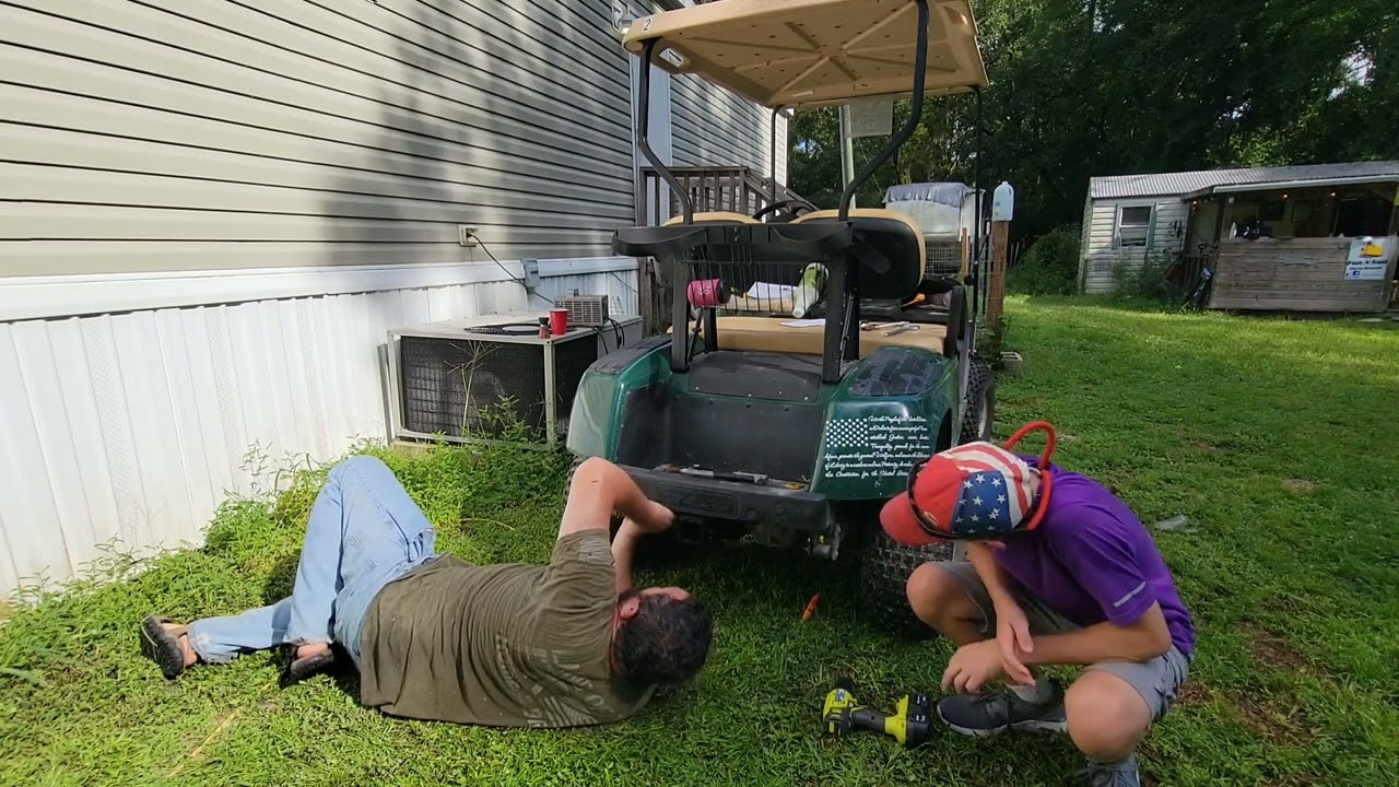 putting a trailer hitch on a golf cart