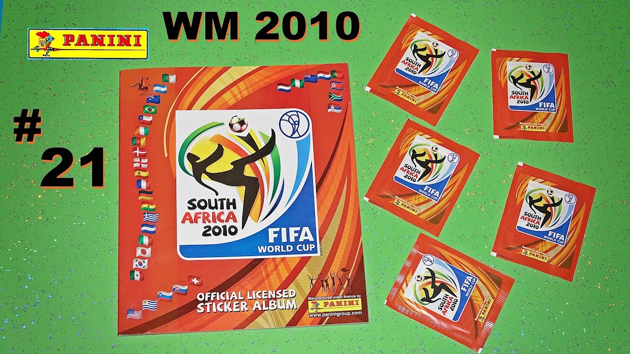 PANINI FIFA WORLD CUP South Afrika 2010 new 25 STICKER ALBUM SOCCER WM Fußballweltmeisterschaft #21