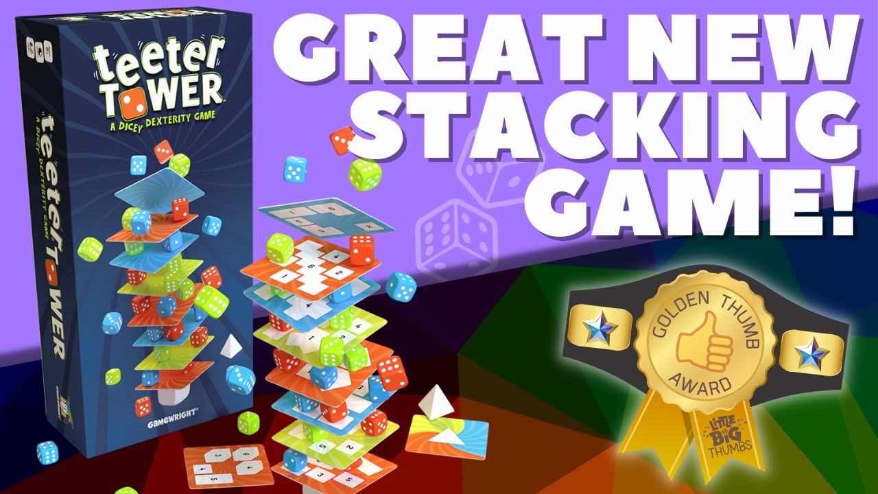 DEXTERRRRIFIC : Teeter Tower - Board Game Review + Giveaway!