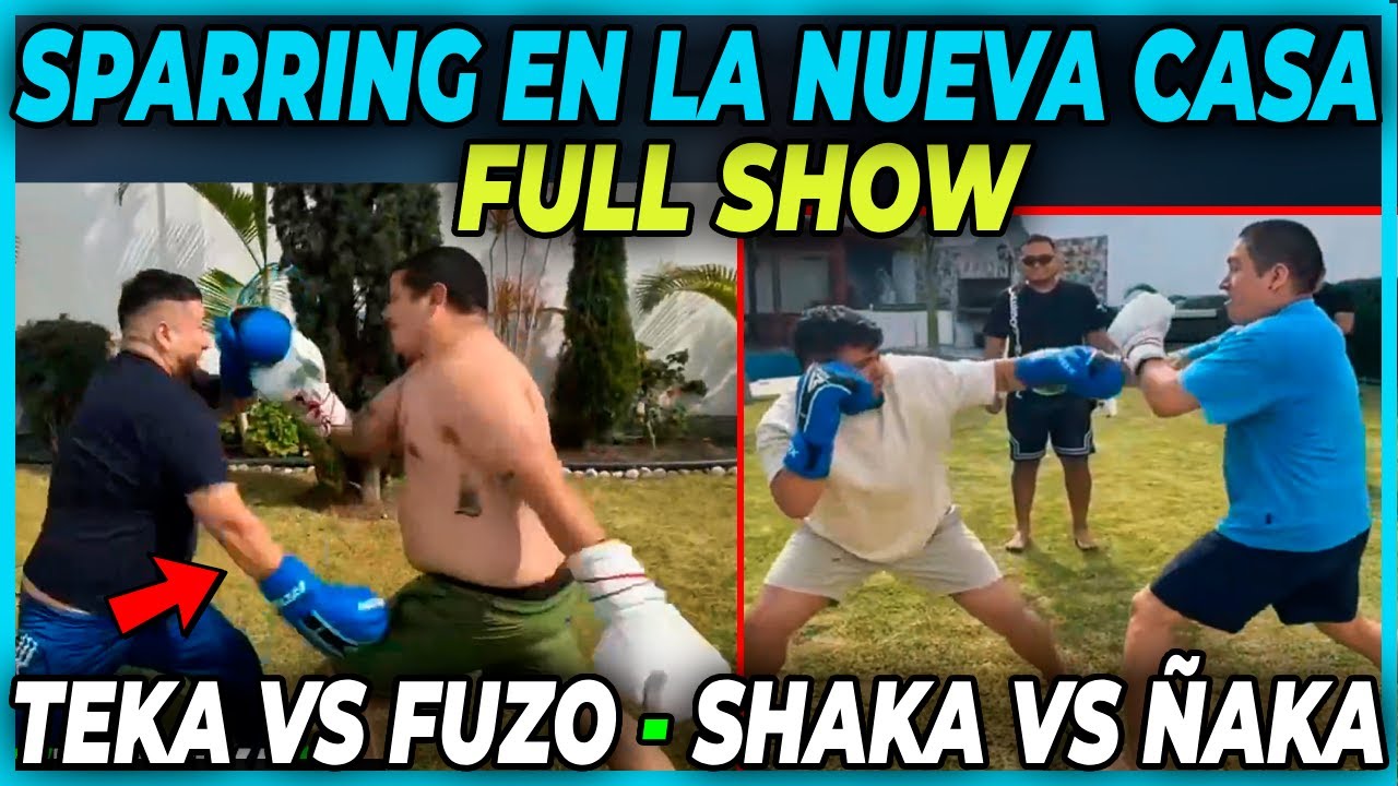 🤣FULL SHOW 🤣 SPARRING EN LA NUEVA KING'S HOUSE | KINGTEKA vs FUZO | SHAKA vs ÑAJA