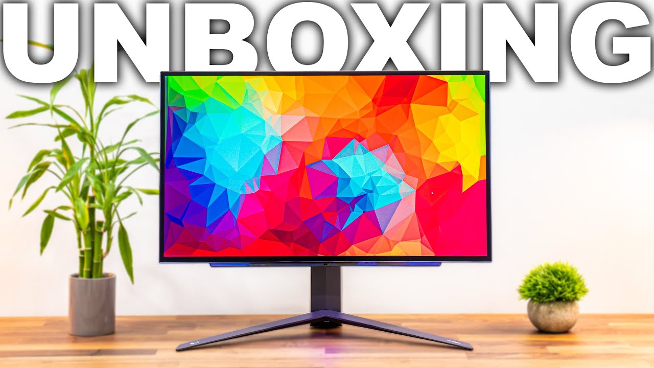 LG 27GR95QE-B 240Hz OLED Gaming Monitor Unboxing