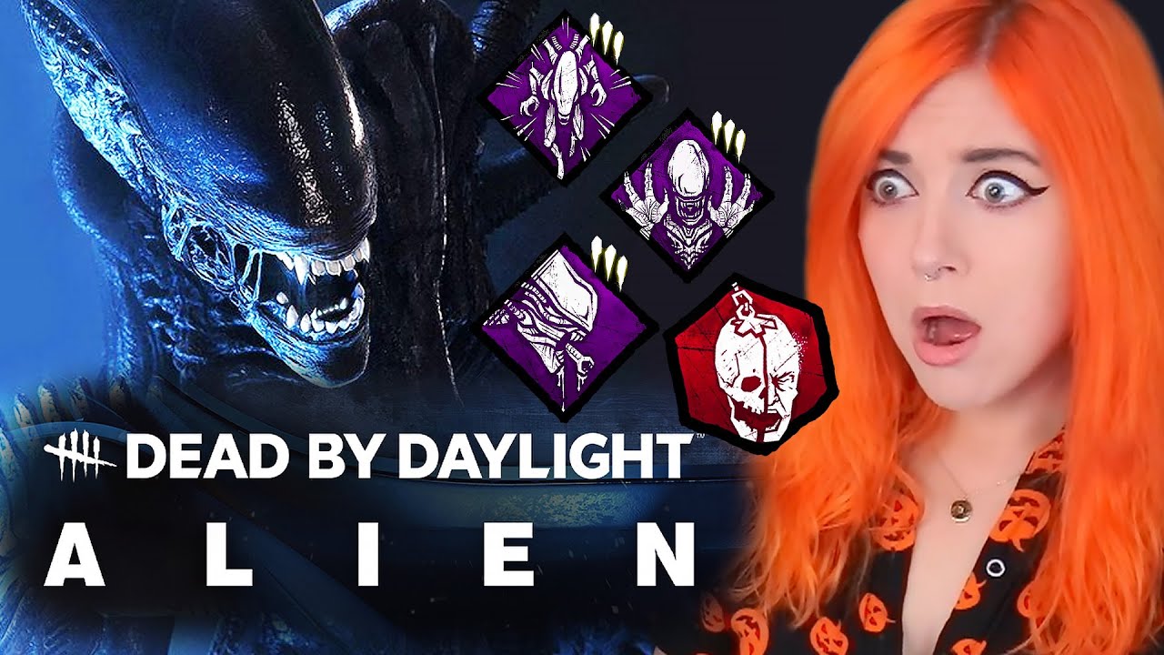 New Killer The Xenomorph - Alien Reactions + Gameplay | Dead By Daylight PTB