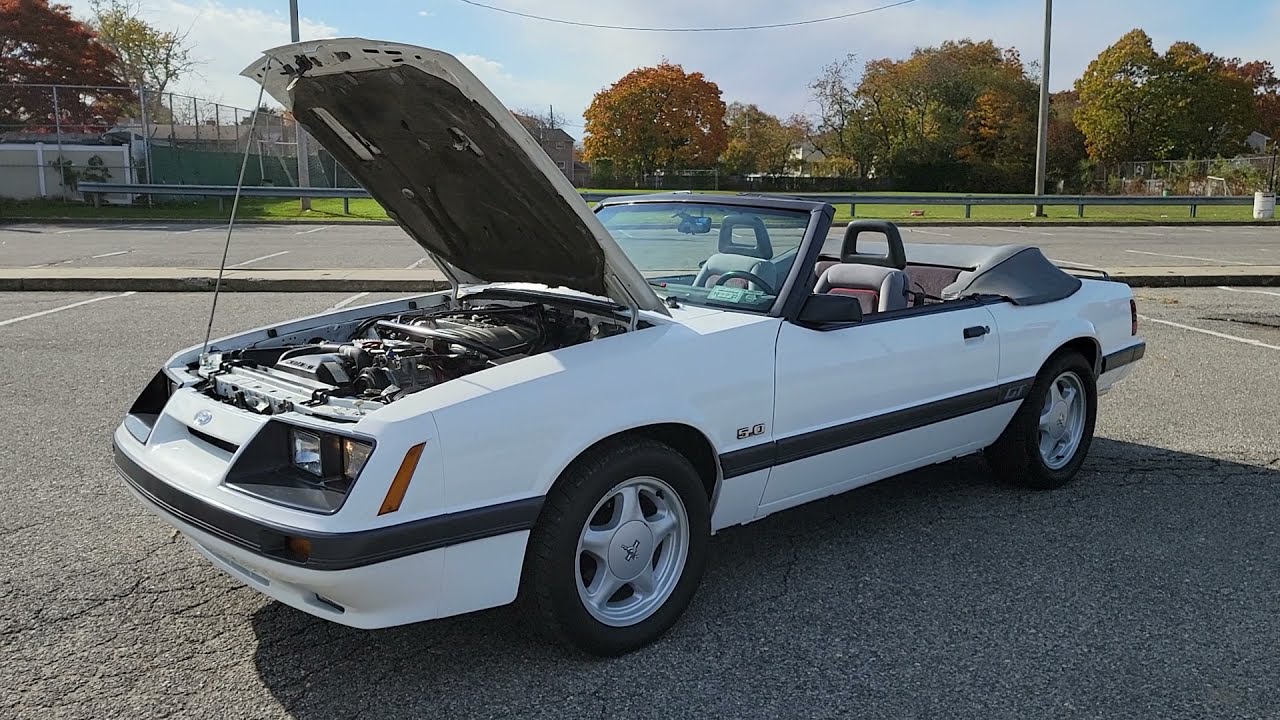 Gorgeous 1986 Ford Mustang GT Convertible For Sale~52k Orig Miles~Tuned Up, Detailed & Ready 2 Go