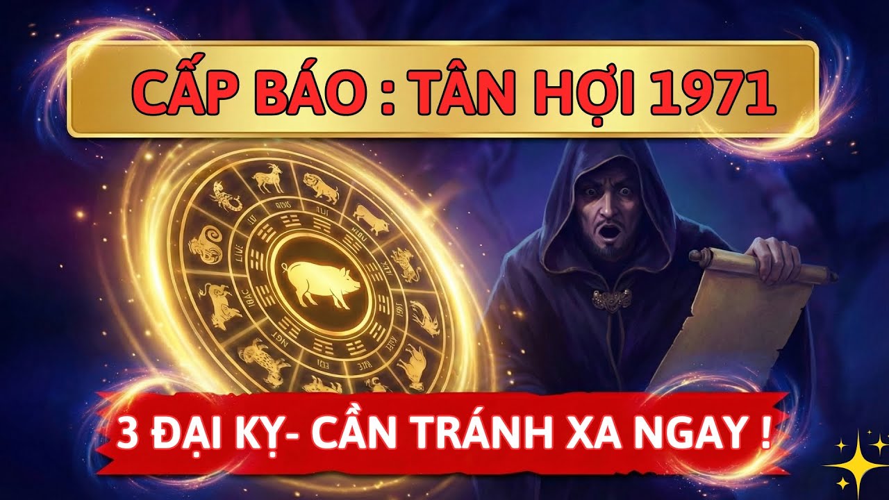 🔴 CẤP BÁO Tân Hợi 1971: Tuyệt Đối Tránh 3 Điều Này Kẻo 