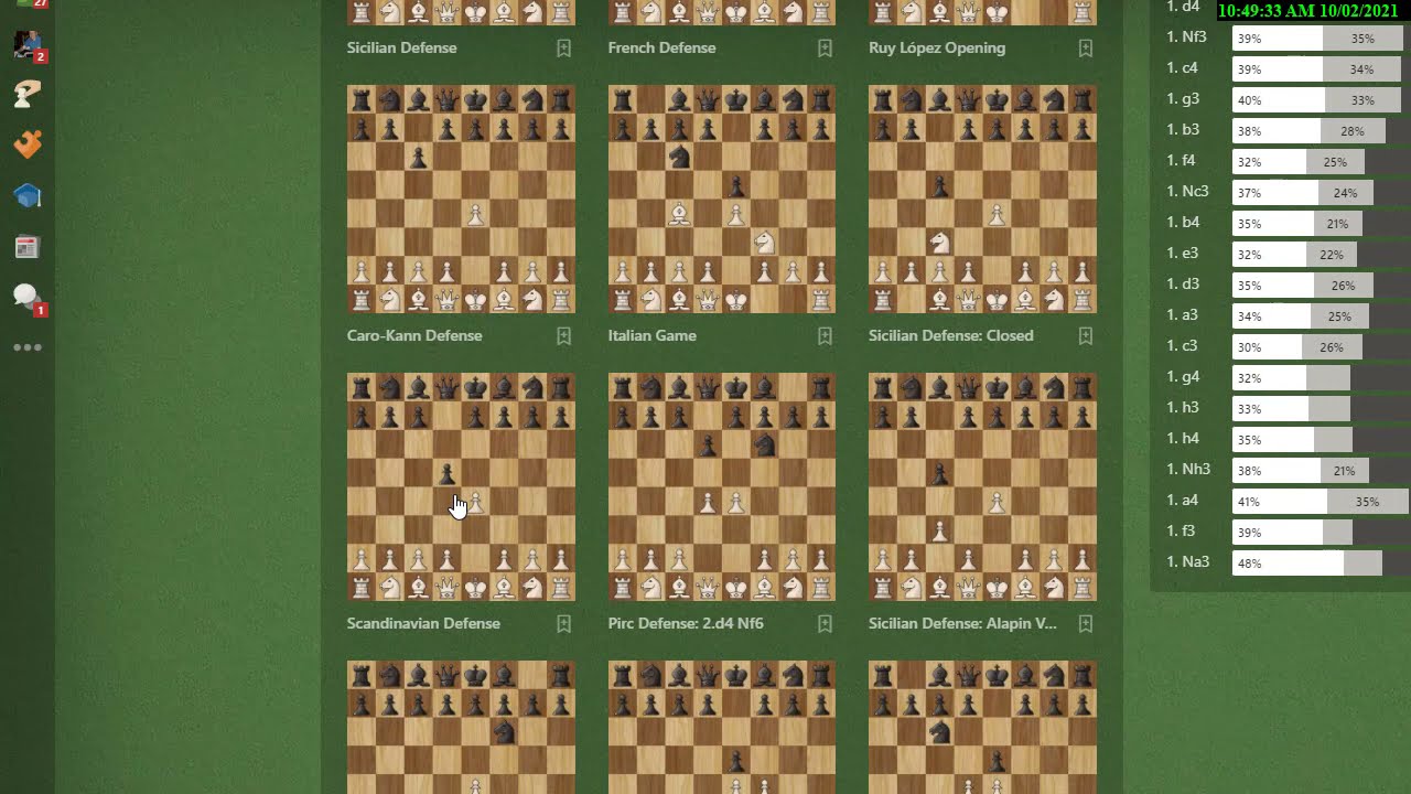 Chess Openings: Identifying Standard Opening Lines (Tabiyas)