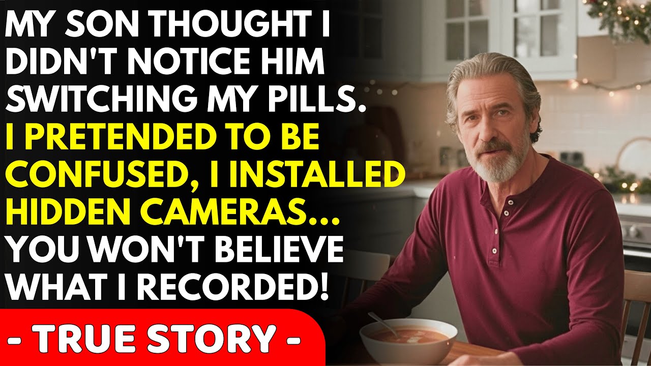 My Son Thought I Didn't Notice Him Switching My Medication. I Installed Hidden Cameras…