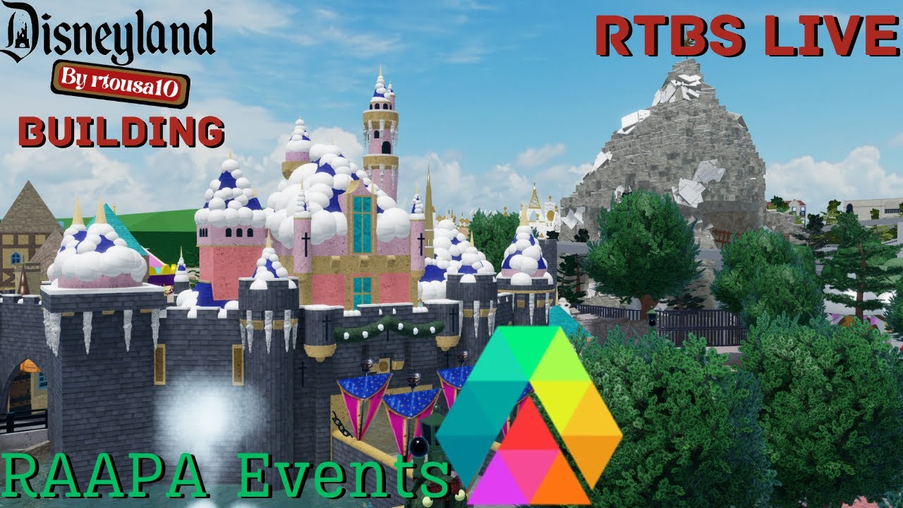 Building Mini Disneyland in Theme Park Tycoon 2 and RAAPA Stream