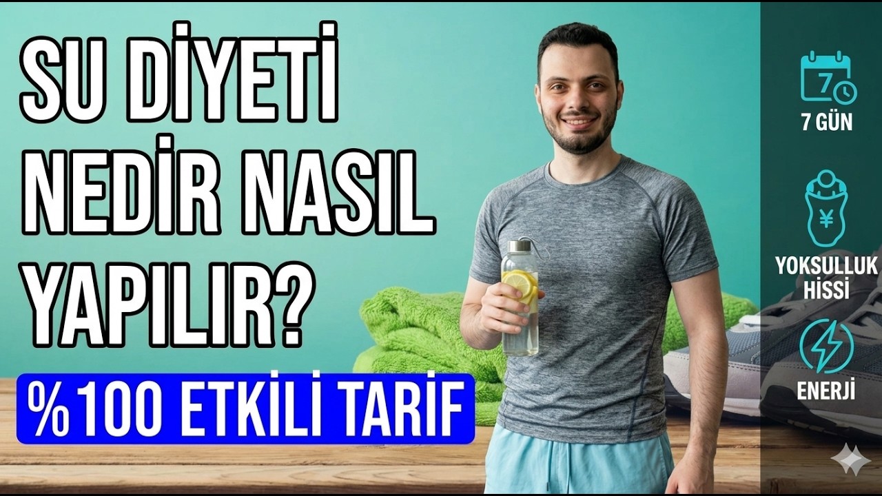 Su Diyeti Nedir Nasıl Yapılır? %100 Etkili Su Diyeti Tarifi