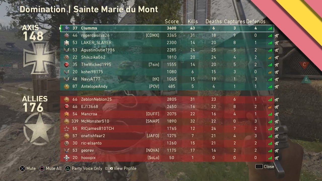 9v9 Ground War In COD WW2 Gameplay