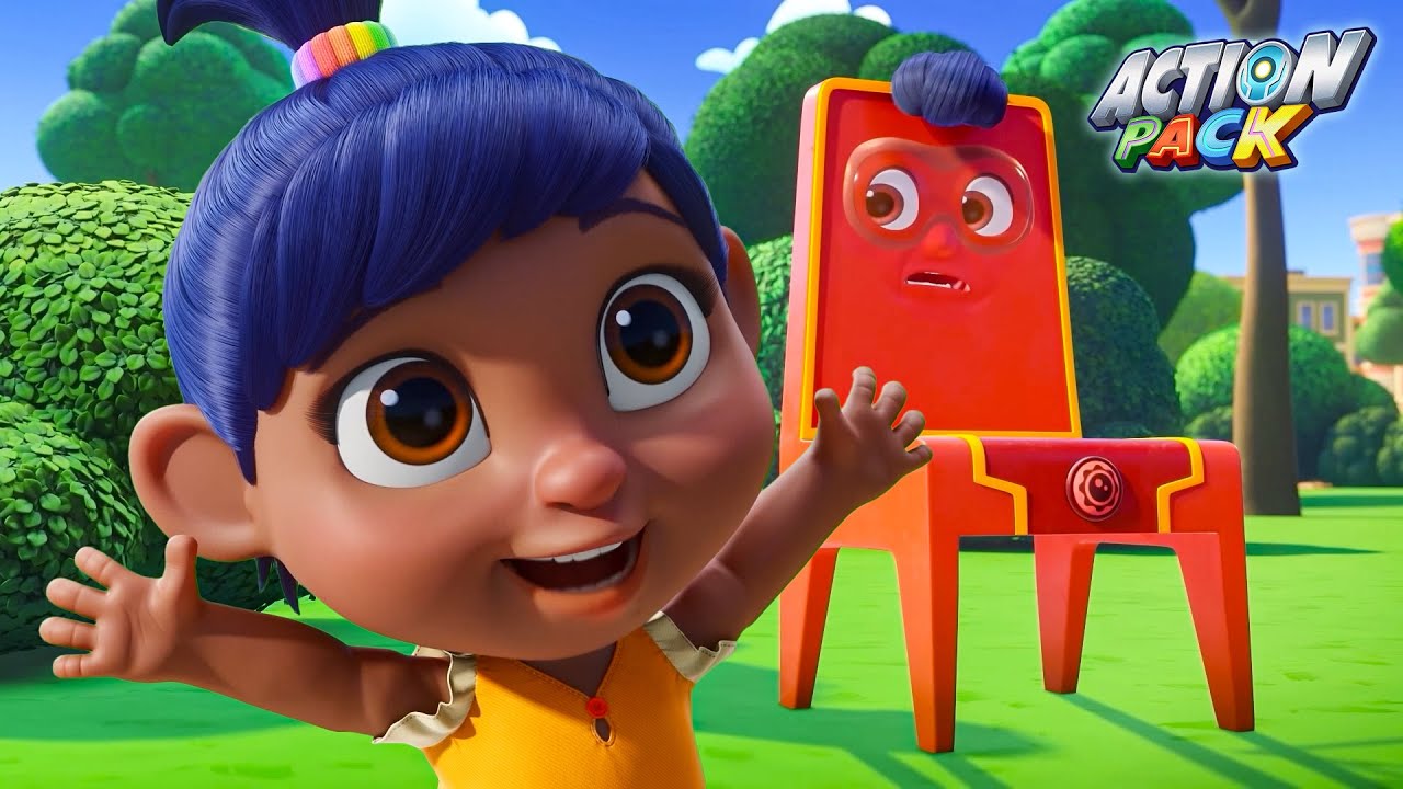 Sky the Big Kids  | Action Pack | NEW Superhero Cartoon for Kids | Moonbug Kids