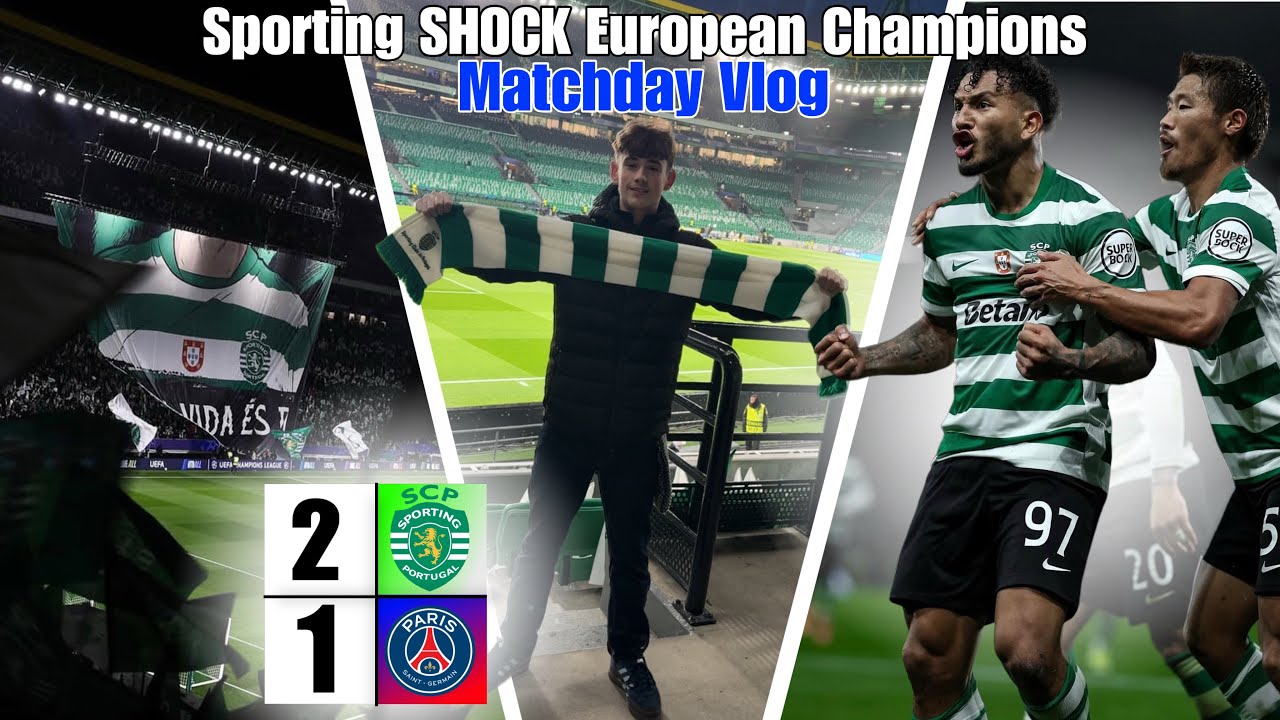 Sporting SHOCK PSG with late drama in HUGE Champions League win | Sporting vs PSG