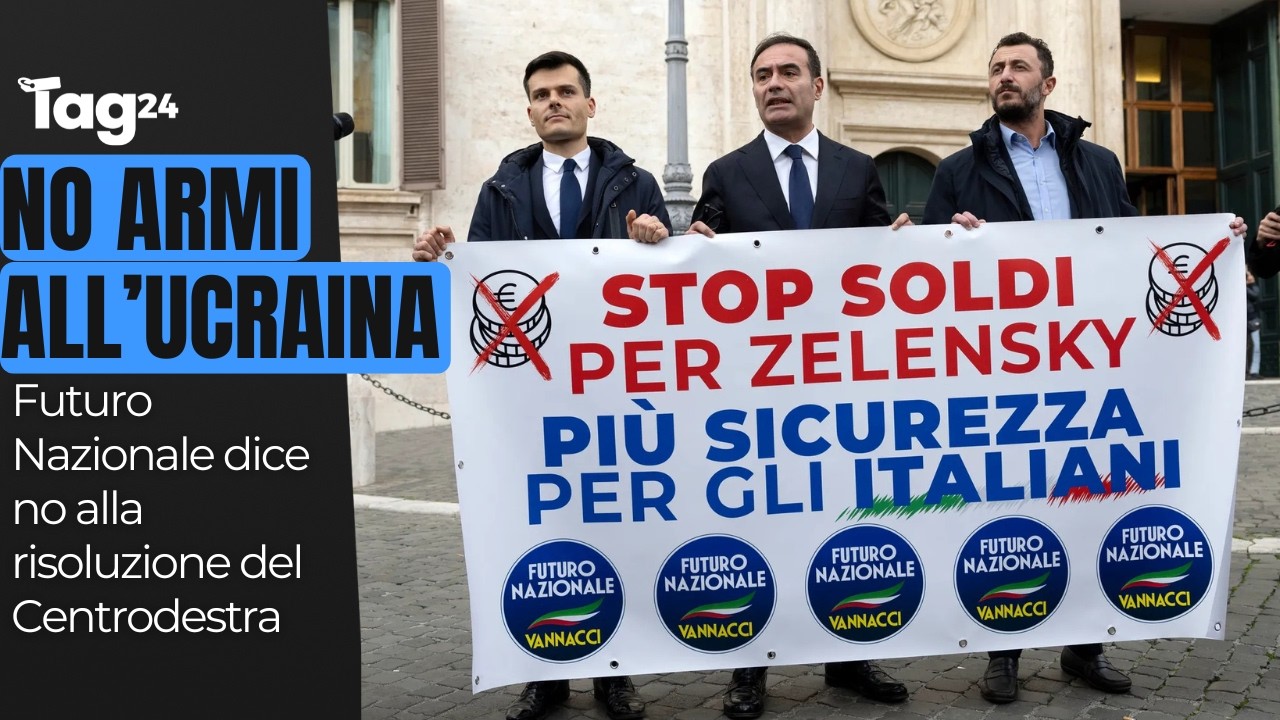 Armi all'Ucraina, Futuro Nazionale di Vannacci dice no alla risoluzione del Centrodestra