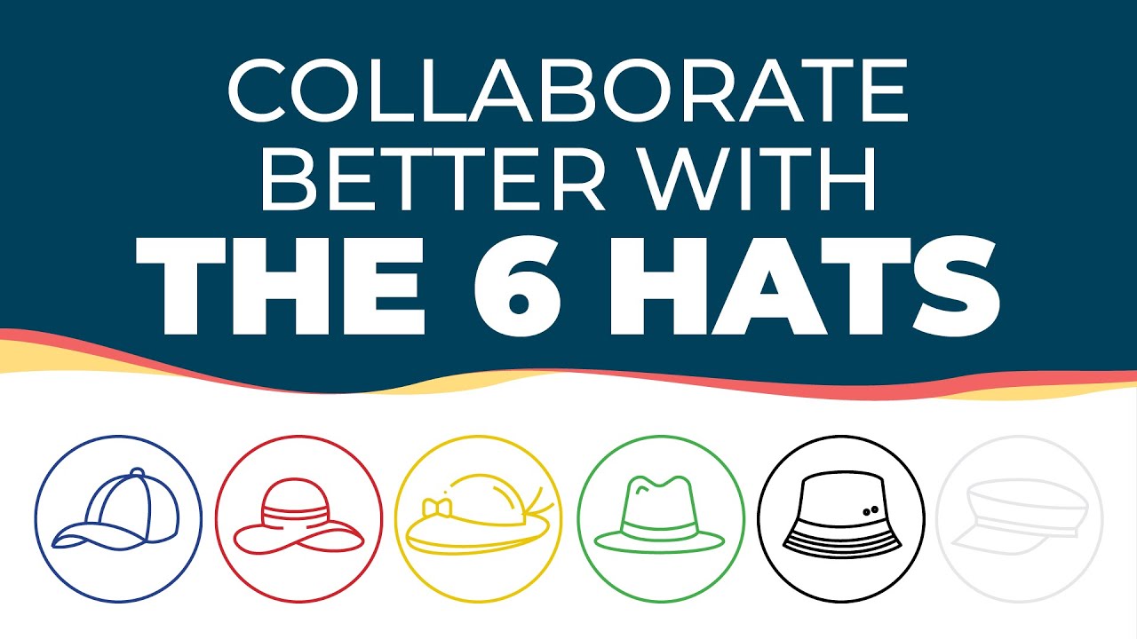 How to be collaborative at work (Using the 'Six Thinking Hats')