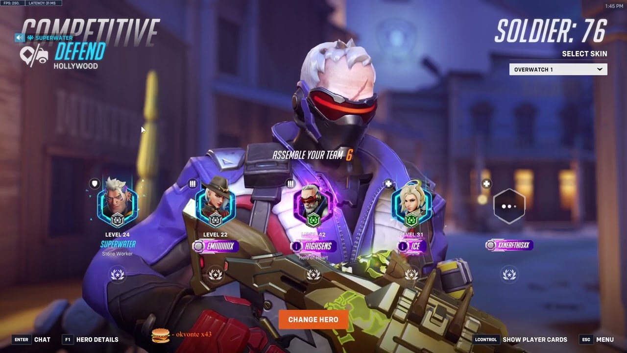 ВОТ КАК ВЫГЛЯДИТ СОЛДАТ 76 ИЗ 500 ЛУЧШИХ - Dafran Soldier 76 Сезон 18