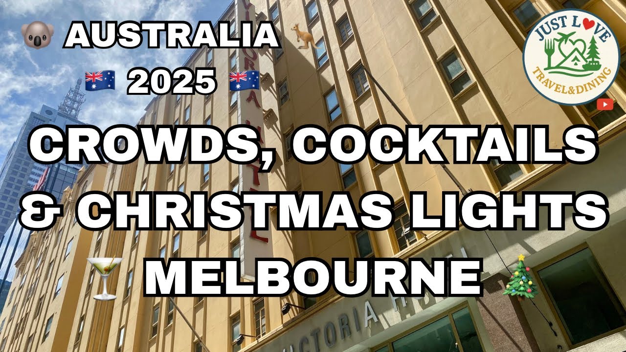 Melbourne Staycation - Part 1: Victoria Hotel - AUS 2025