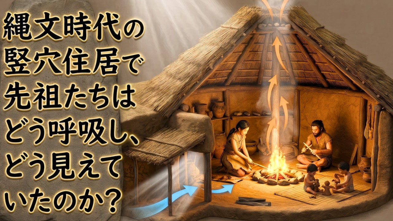 縄文時代 竪穴住居!? 煙と火と土の家で一万年暮らした静かな真実