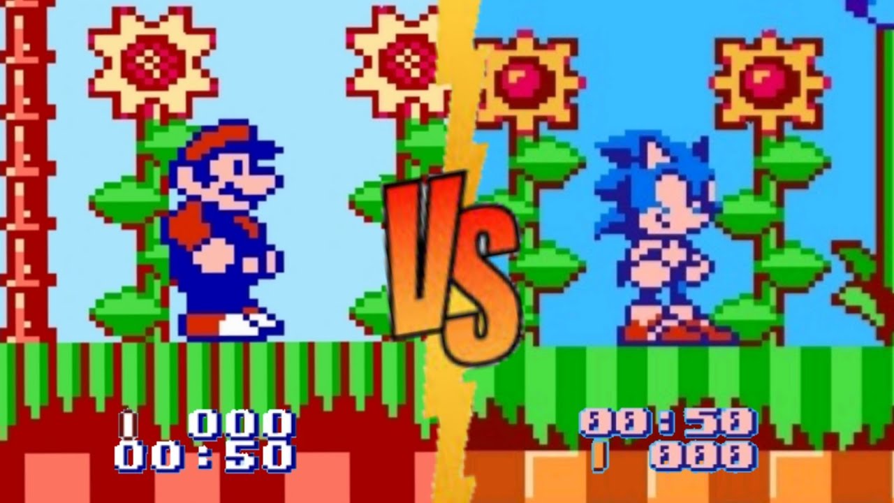 Somari V.S Sonic Improvement Vol. 2 (v1.4) - Parte 1: Green Hill Zone (Comparasión de versiones)