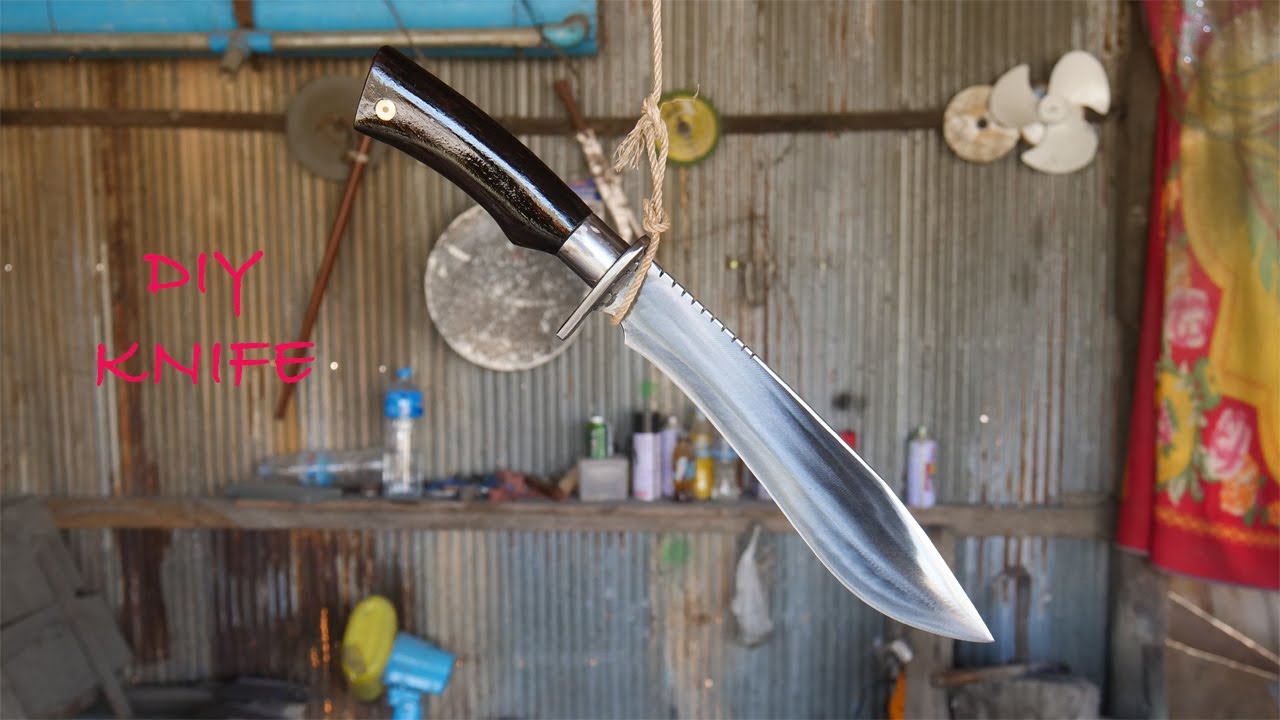 HOW TO FORGE A GOOD QUALITY KNIFE USING SOME TRADITIONAL TECHNIQUE