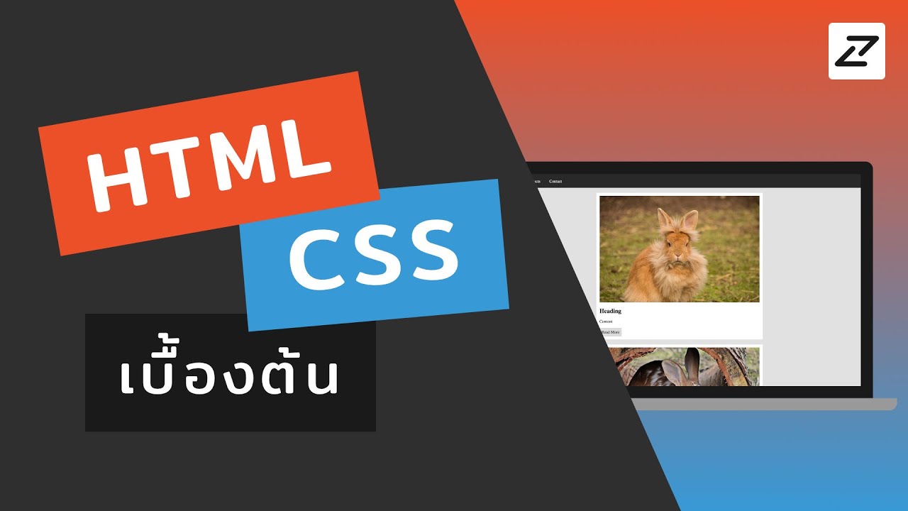 สอน HTML CSS เบื้องต้น #01